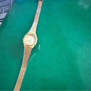 waltham Gold Quartz Watch